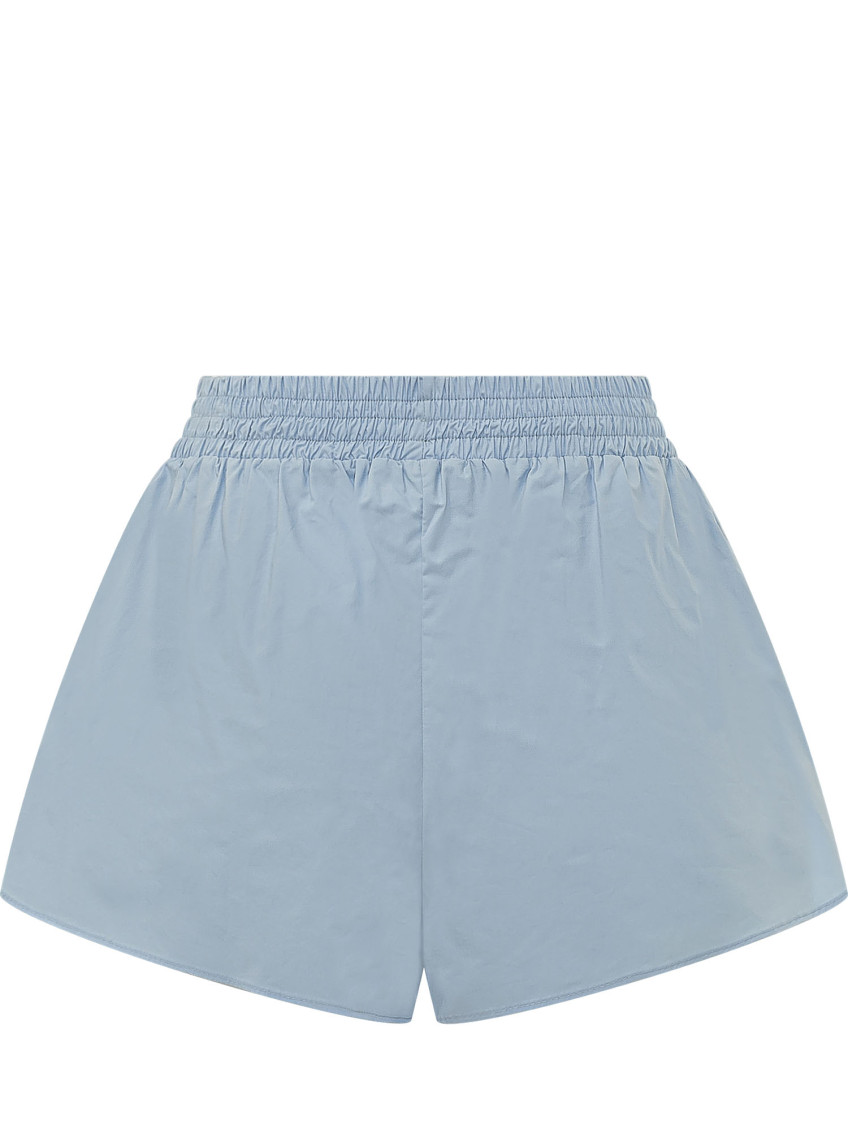 Blue Embellished Shorts