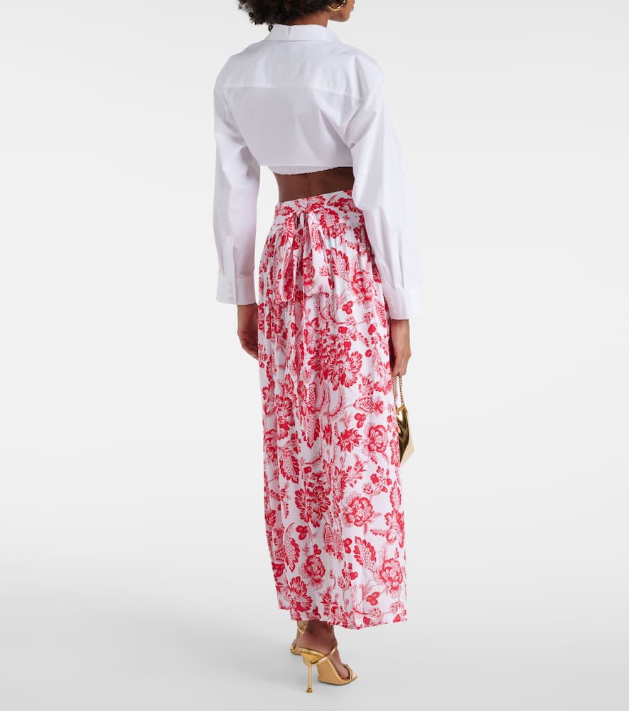 Elsa printed maxi skirt