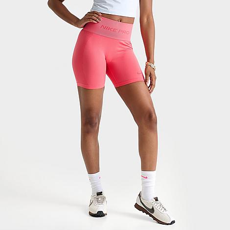 Women's Pro Seamless Dri-FIT High-Waisted 5" Biker Shorts in Sea Coral