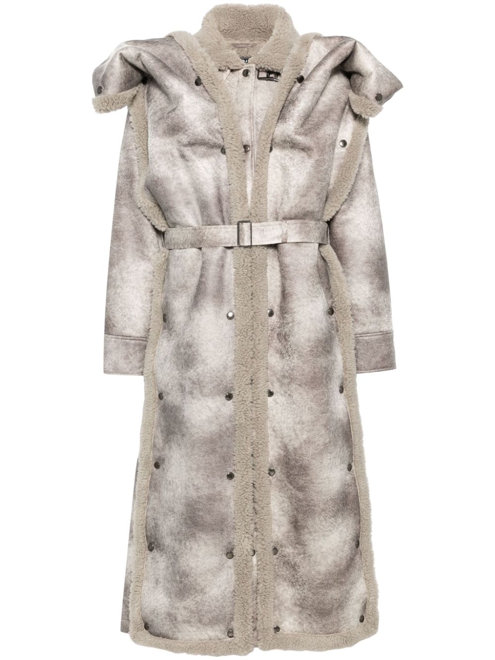 Snap Off coat - Grey
