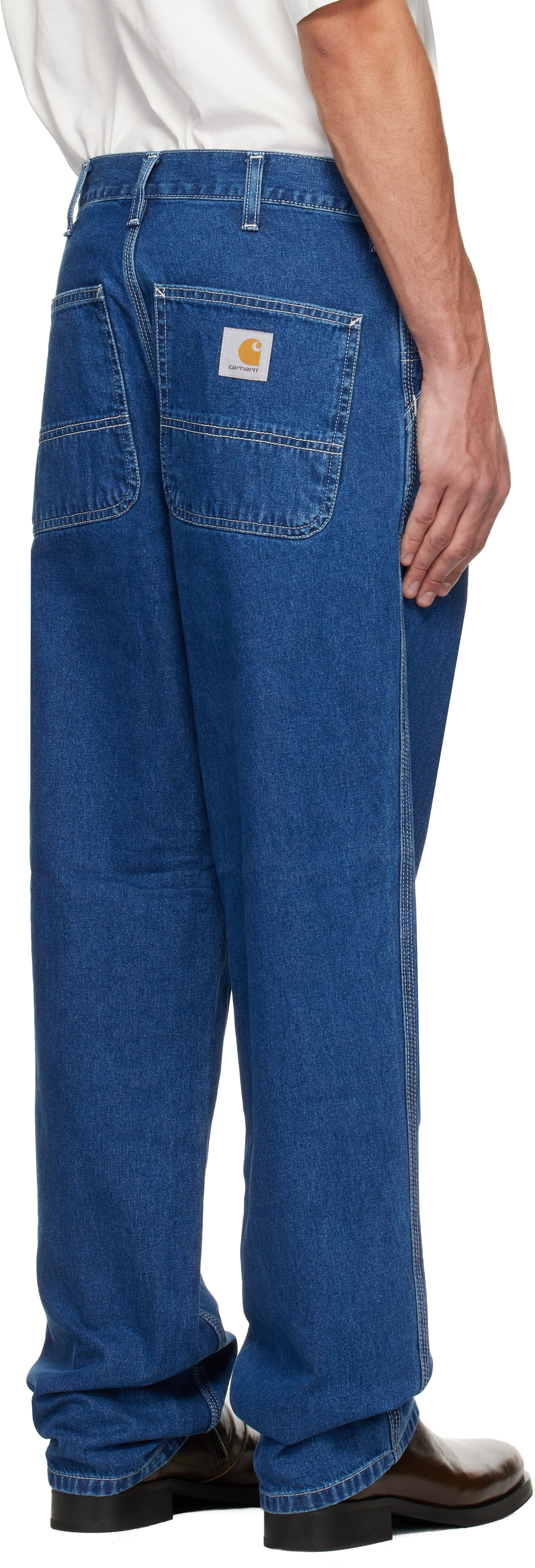 Blue Simple Pant Jeans