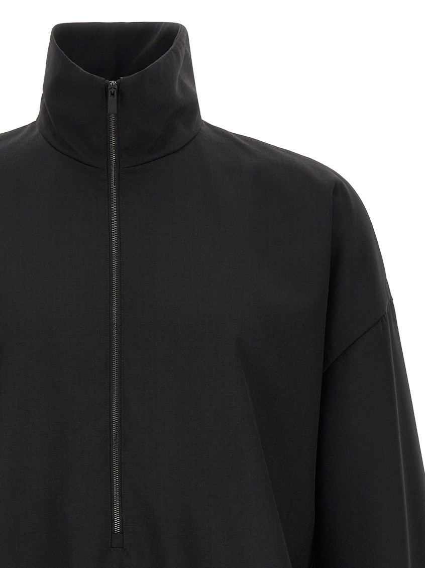 Fear Of God - sweatshirt half zip high collar design