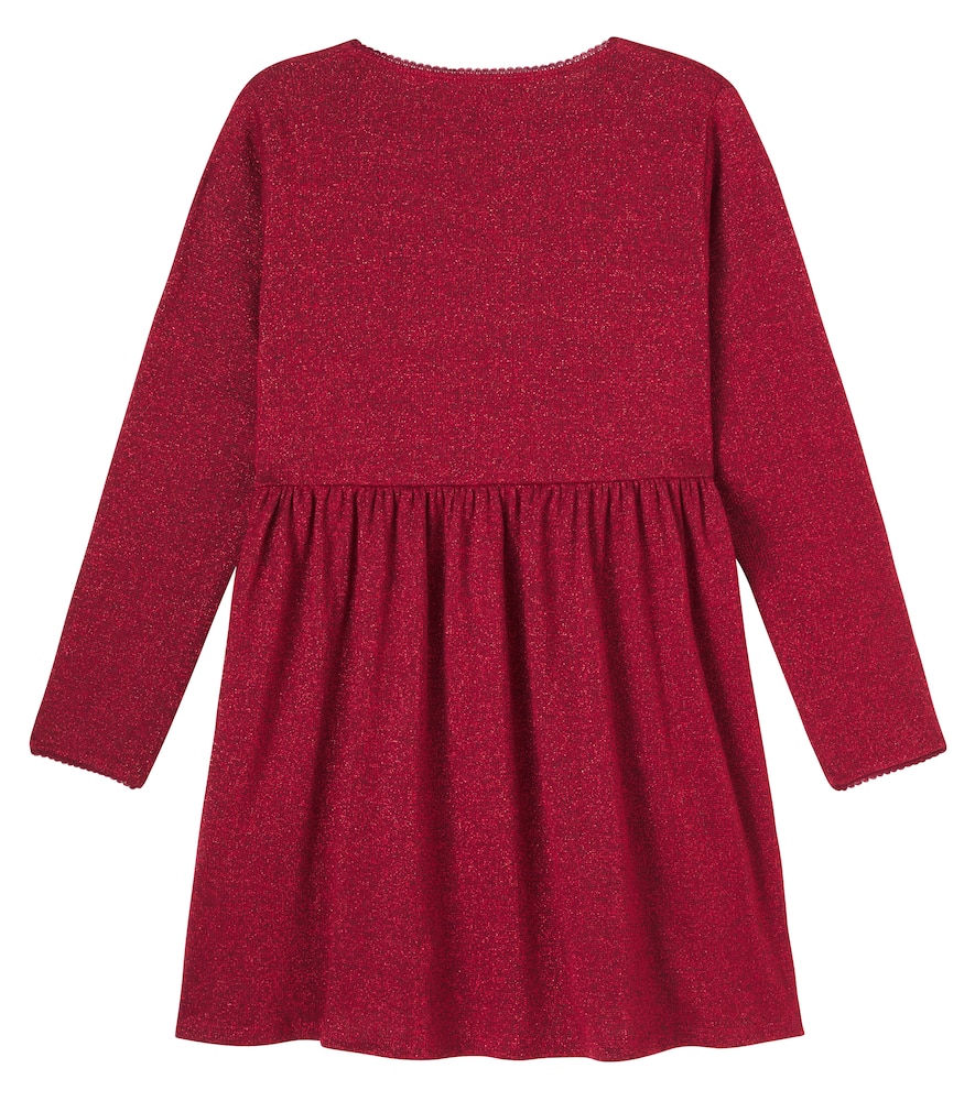 Konges Sløjd Roli cotton-blend lamé dress
