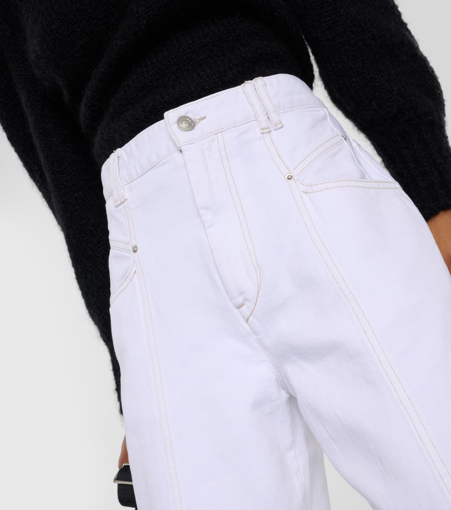 Vetan high-rise wide-leg jeans