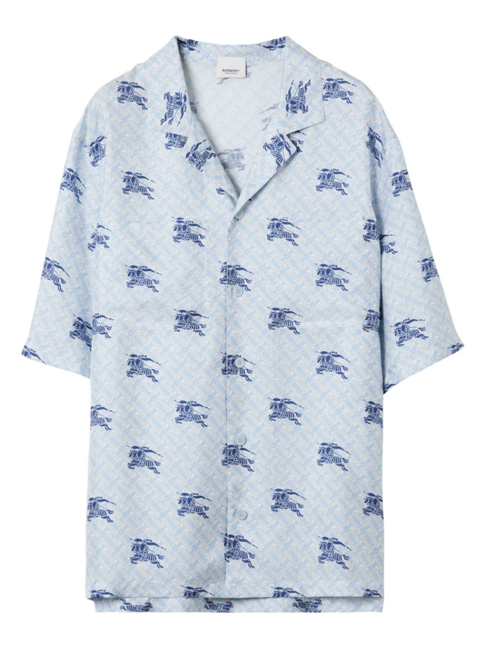 EKD TB-monogram pyjama shirt - Blue