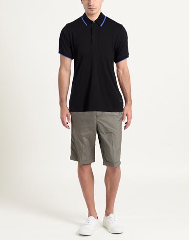 Man Polo shirt Black Size M Cotton
