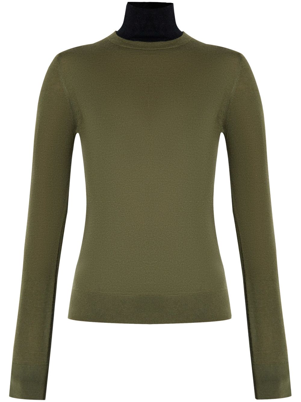 Marina mock-neck cashmere jumper - Green
