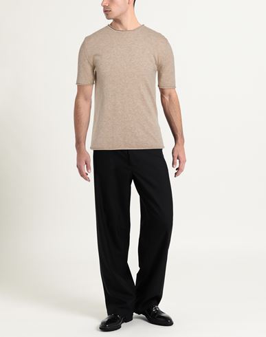 Man Sweater Beige Size L Cashmere