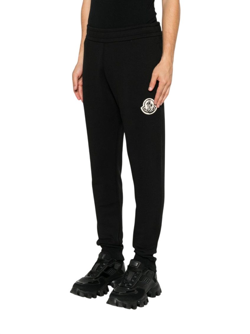 Black Regular Logo Joggers