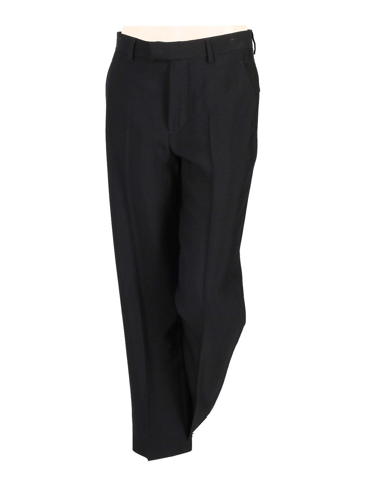 Cropped Trousers Viscose Calico