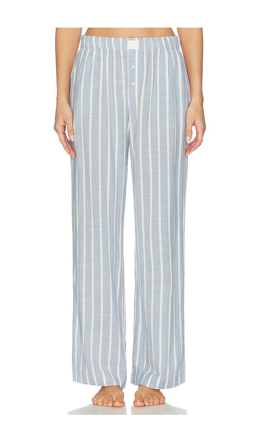 Eberjey Nautico Boxer Pant in Slate. - XS also in S, M