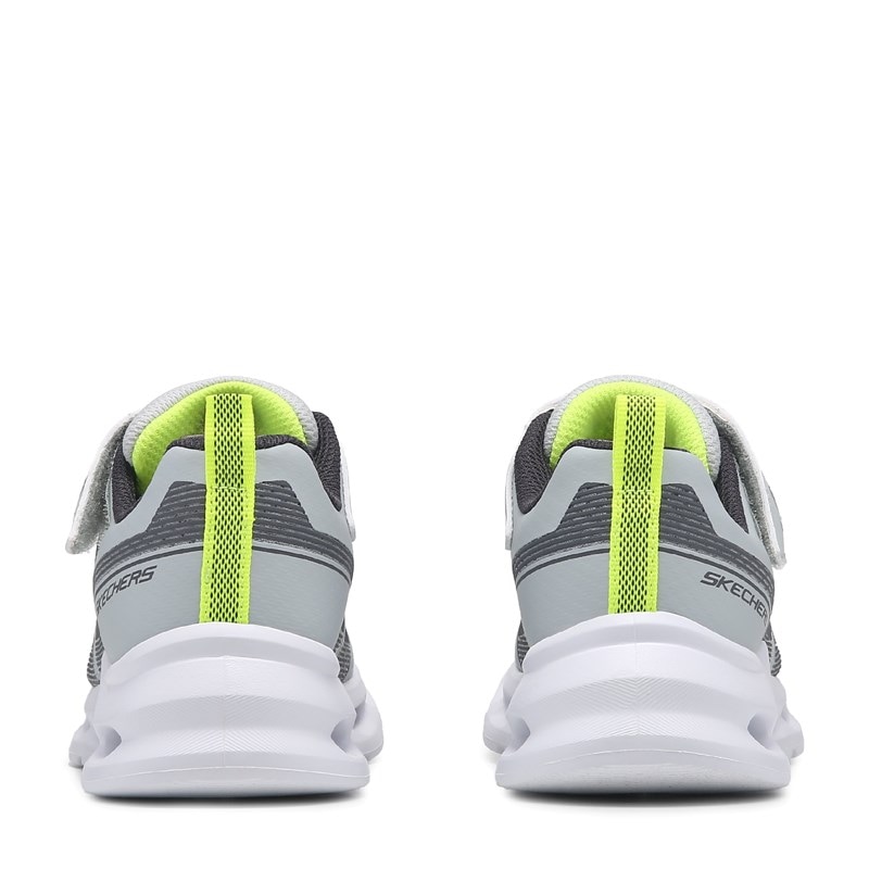 Kids' Glide-Step Lighted Sneaker Little/Big Kid Shoes (Grey/Lime)