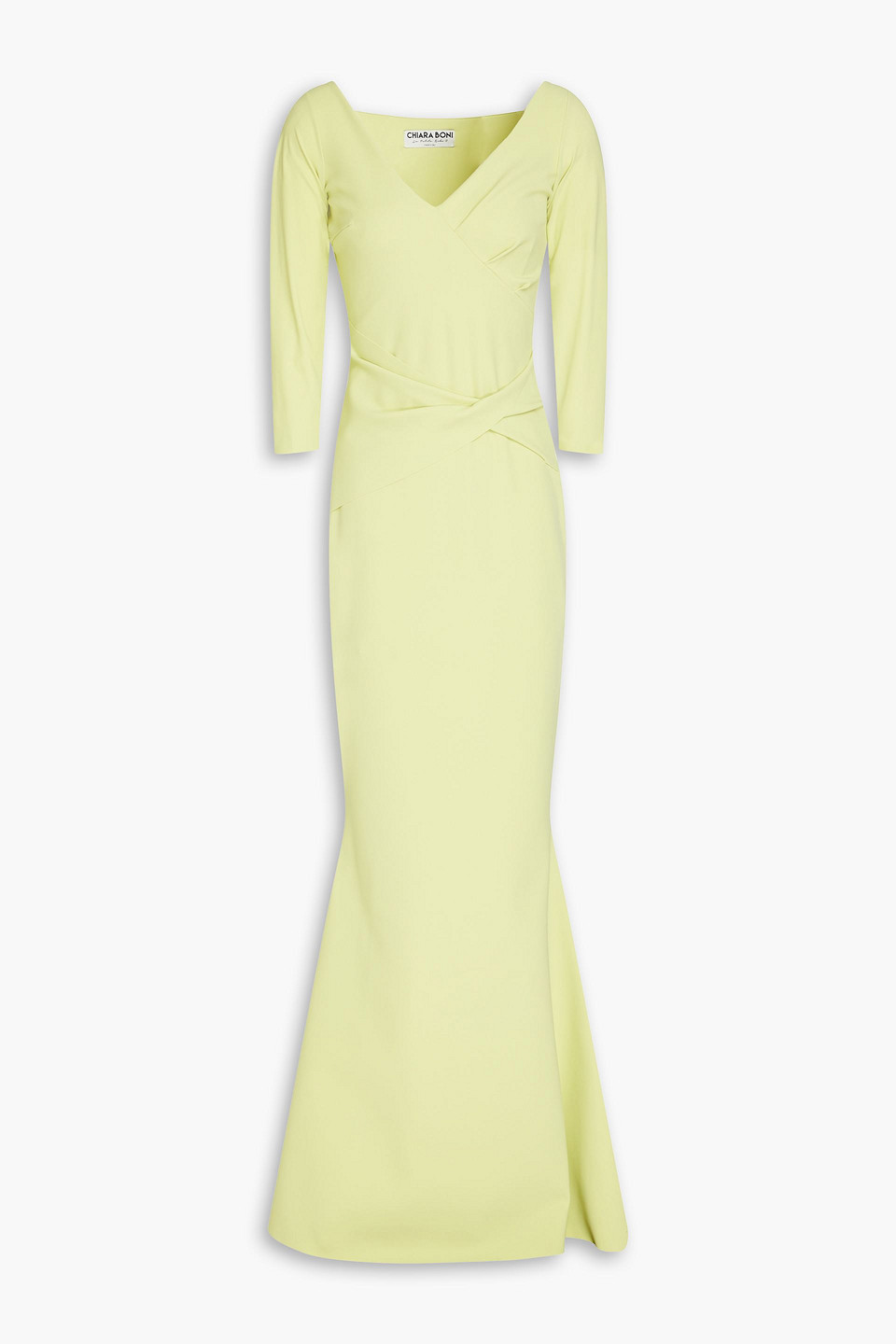 Naktis twisted scuba maxi dress