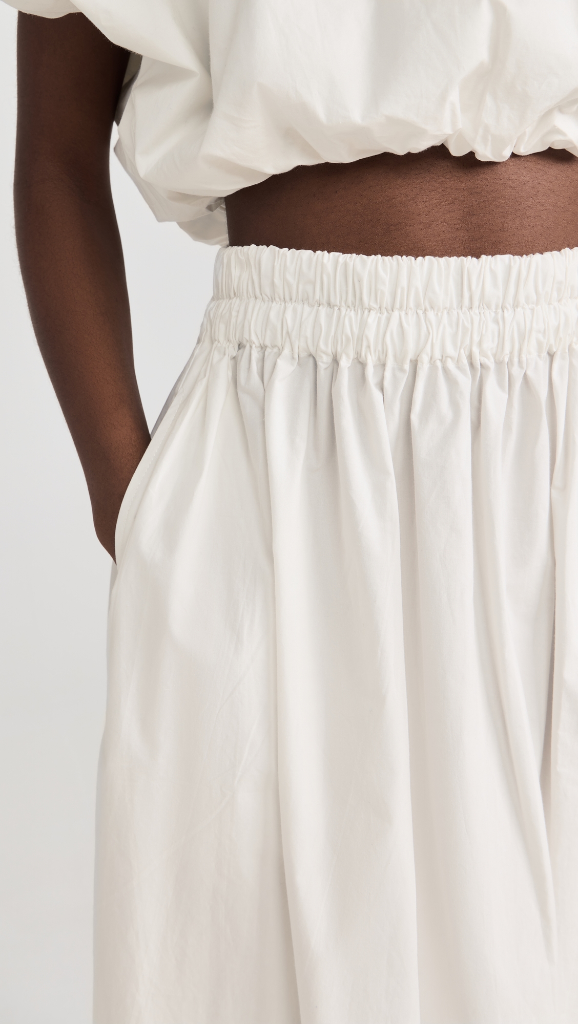Delia Maxi Skirt Bone