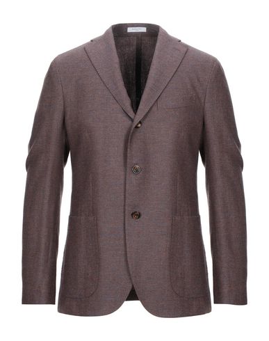 Man Blazer Brick Size 40 Wool, Linen, Cashmere
