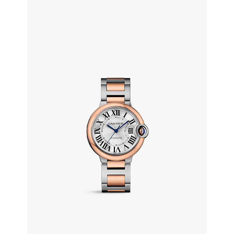 Womens Rose Gold and Steel CRW2BB0033 Ballon Bleu de 18ct Rose-gold and Stainless-steel Automatic Watch 