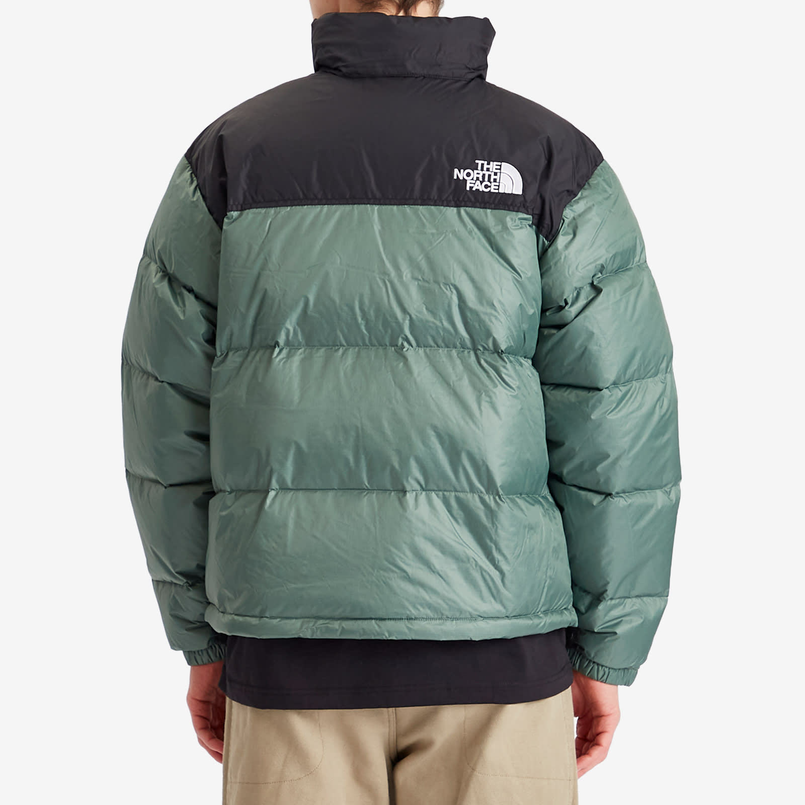 Men's 1996 Retro Nuptse Jacket in Duck Green/Tnf Black