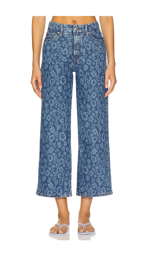 Good American Good Waist Cropped Palazo in Blue. -  8 also in 0, 10, 12, 14, 18, 2, 20, 22, 24