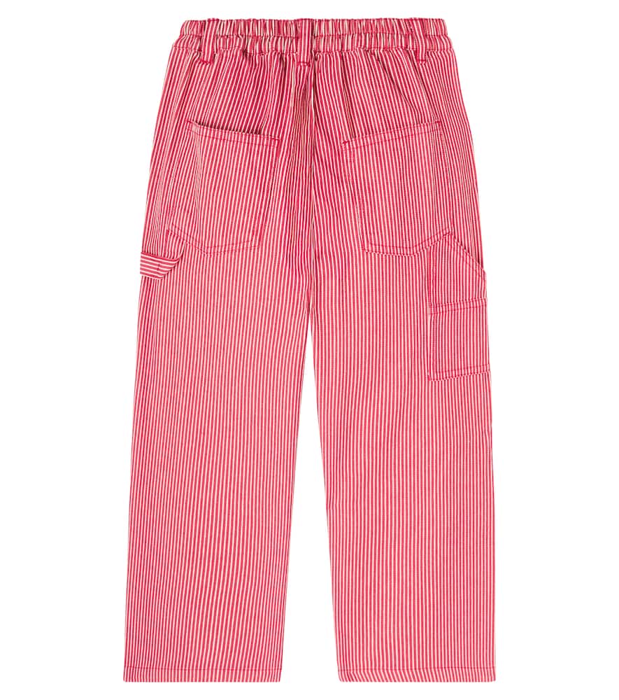 Konges Sløjd Luc striped cotton twill pants