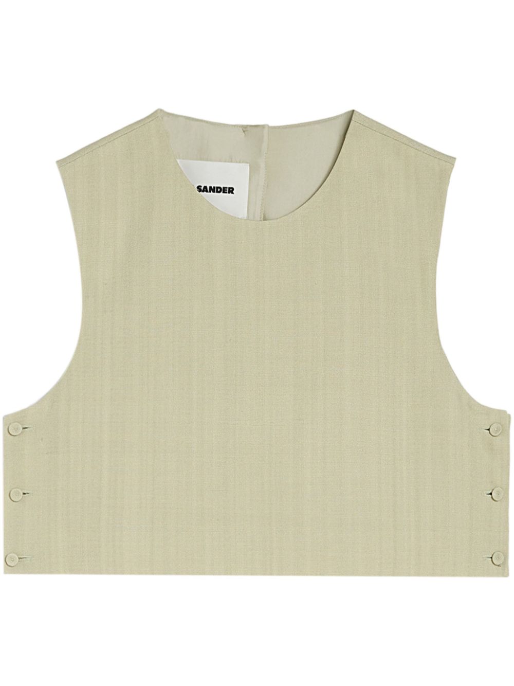 Crew-neck vest - Neutrals