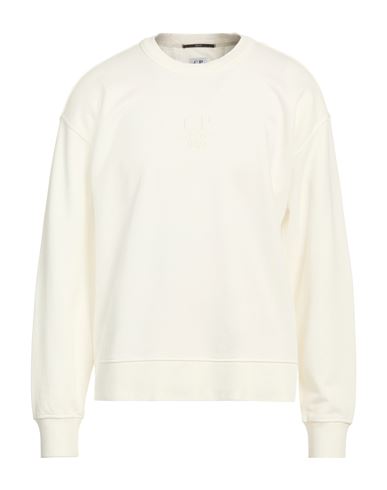 C. p. Company Man Sweatshirt White Size L Cotton