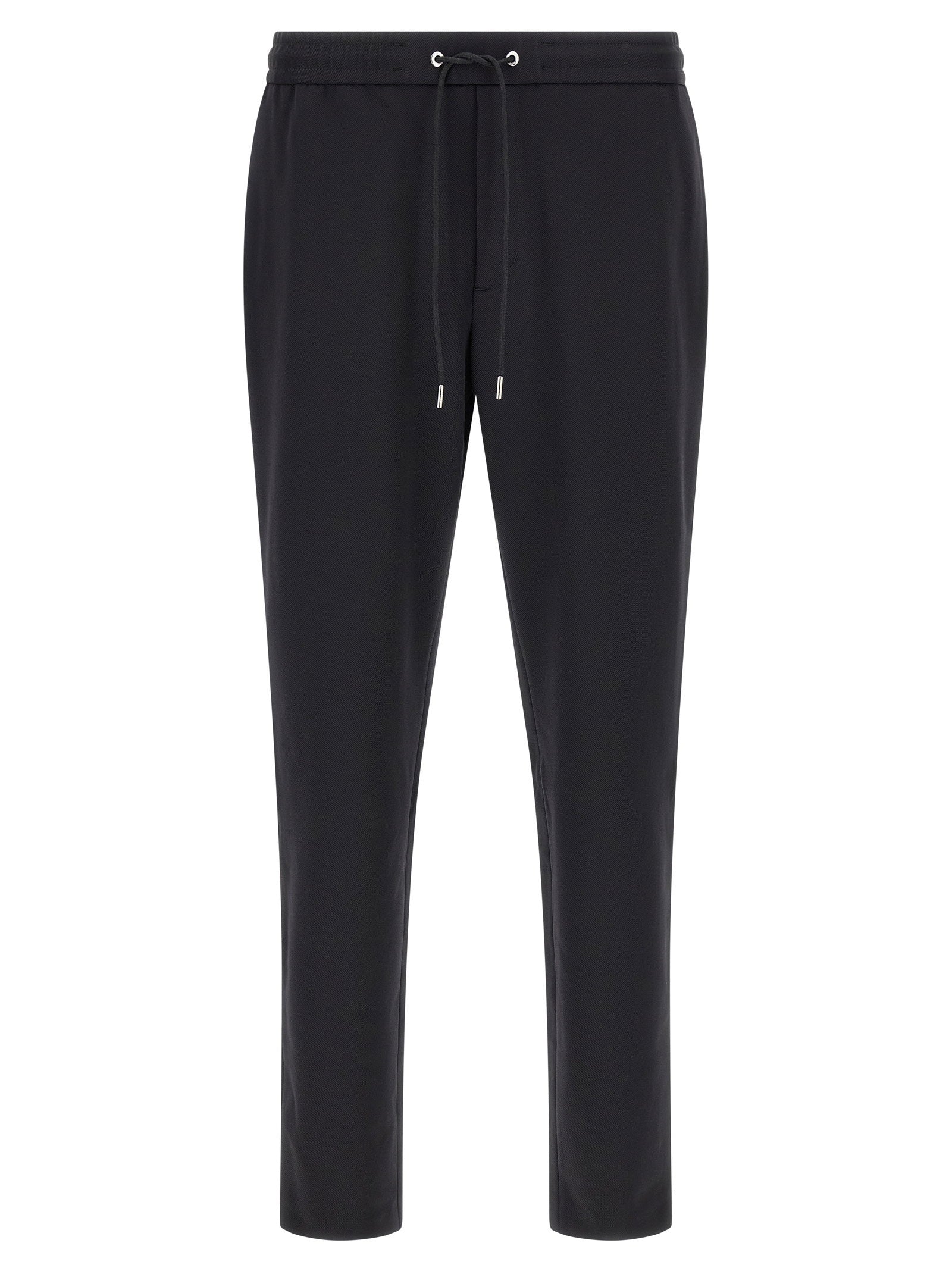 Logo Patch Joggers — Black