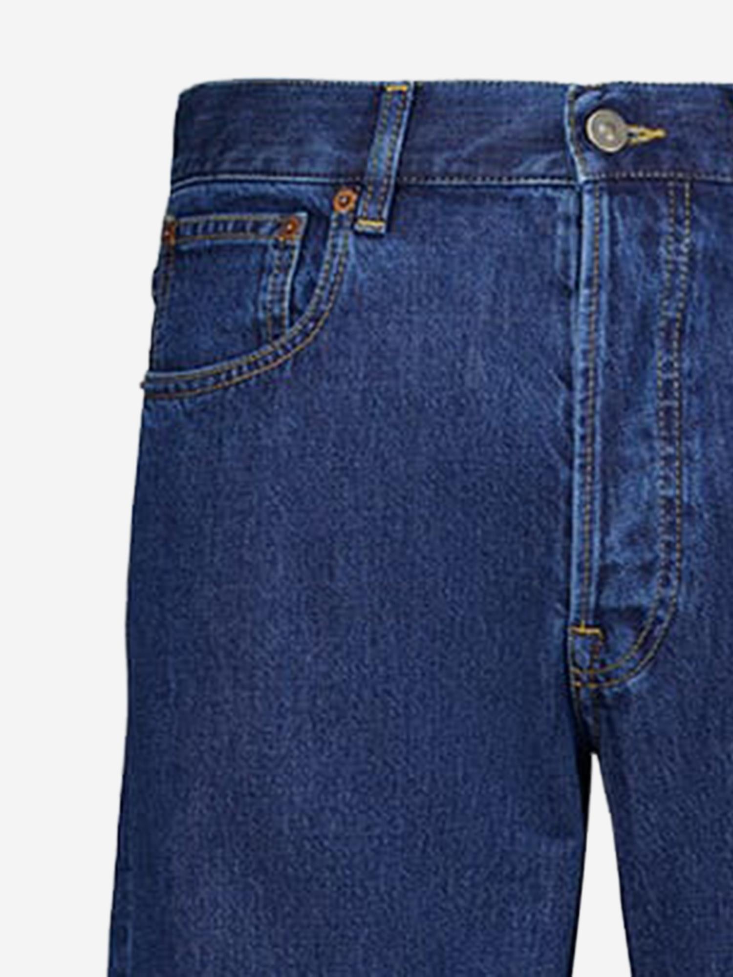 Cotton Denim Jeans — Blue