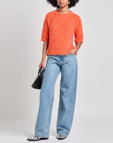 Roberto Collina Woman Sweater Coral Size L Baby alpaca wool, Wool, Nylon