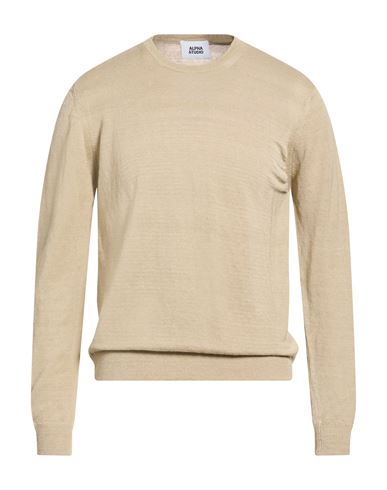 Man Sweater Sand Size 46 Hemp