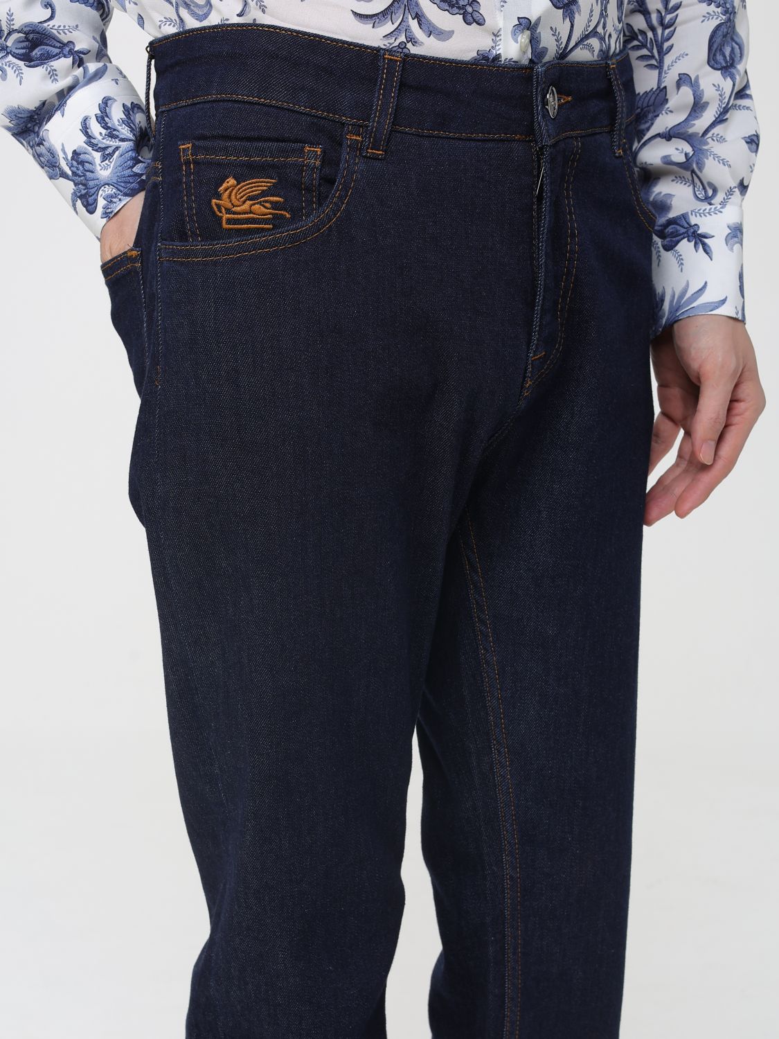 Jeans Men color Denim