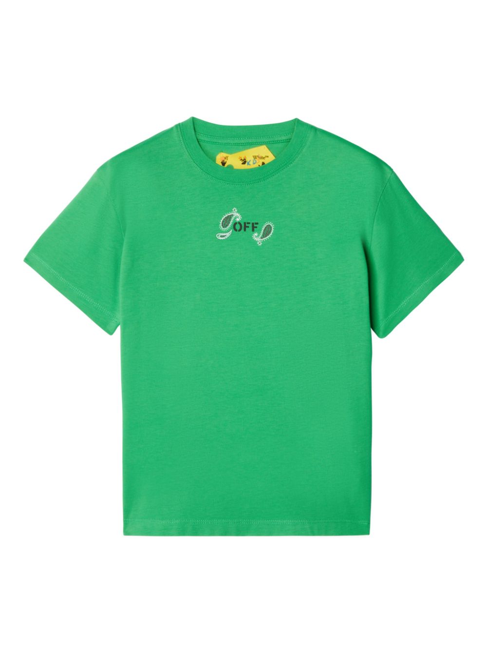 Bandana-print cotton T-shirt - Green