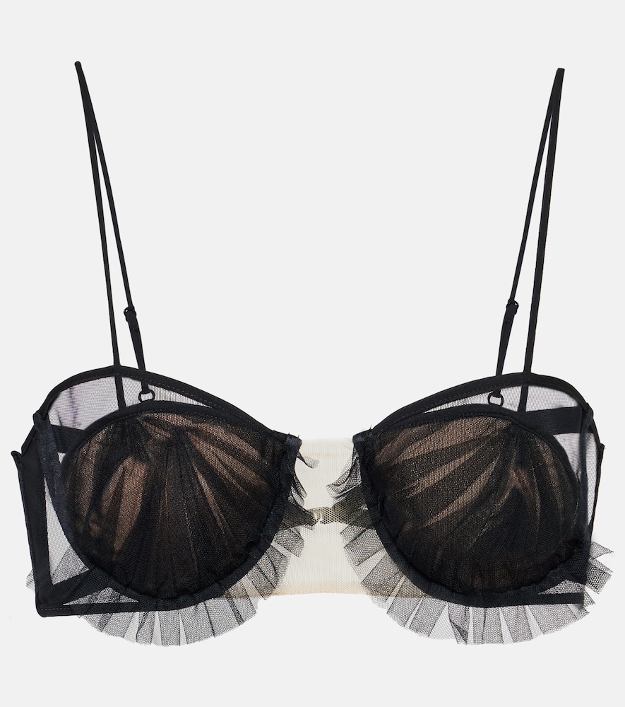 Exploding Flower tulle bra