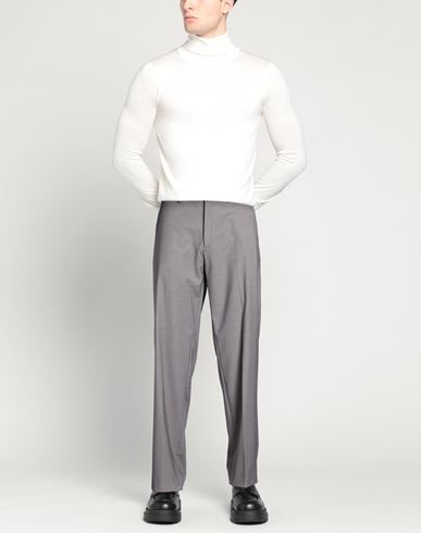 Man Pants Grey Size 32 Polyester, Viscose, Elastane