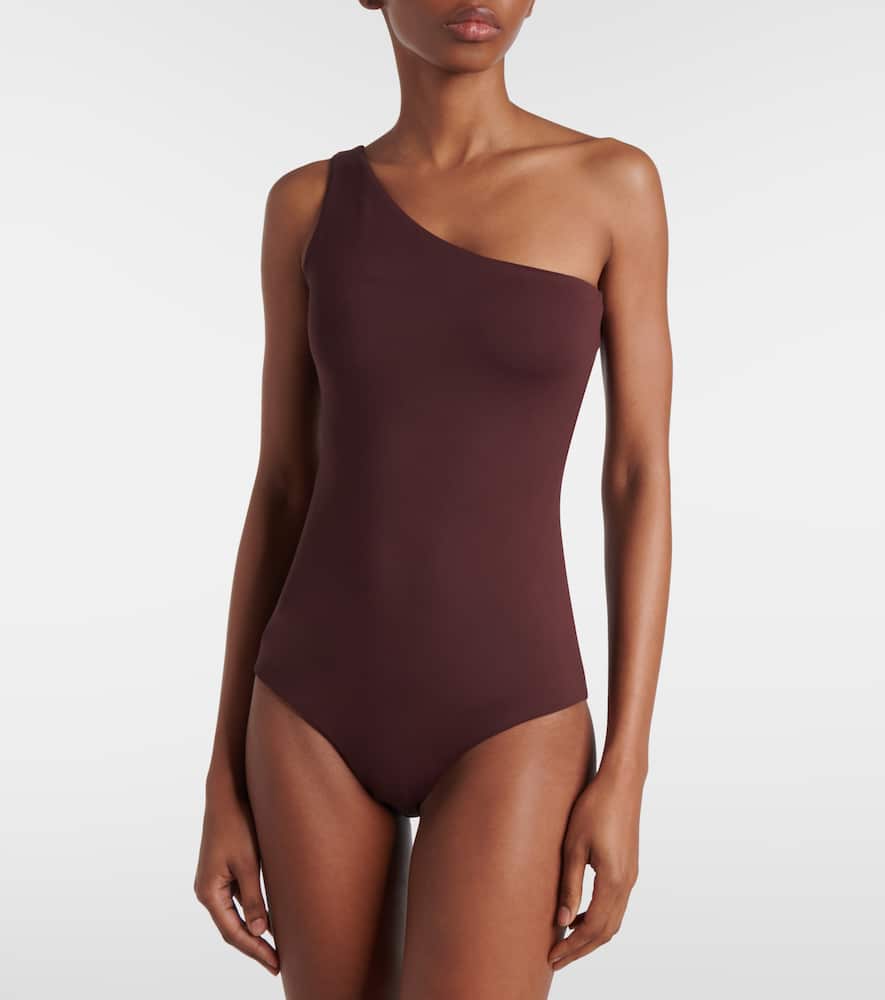 Floral-appliqué swimsuit