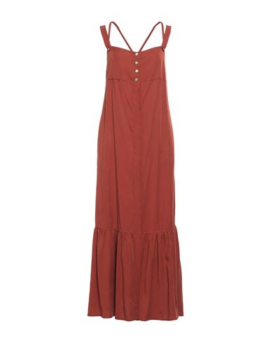 Woman Maxi dress Brick Size 4 Lyocell