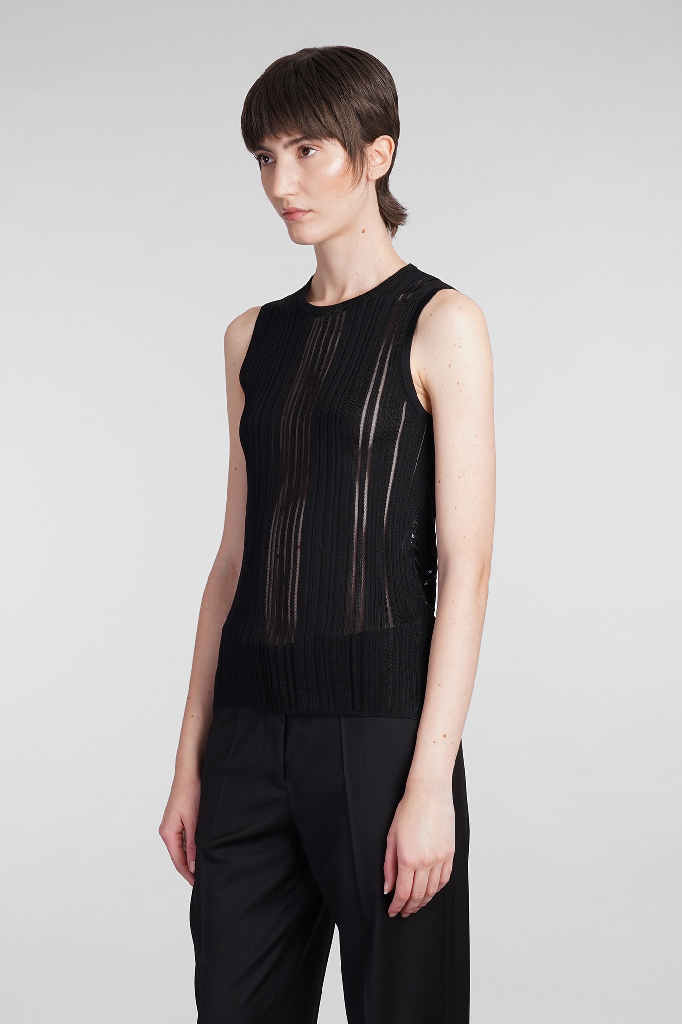 Topwear In Black Viscose