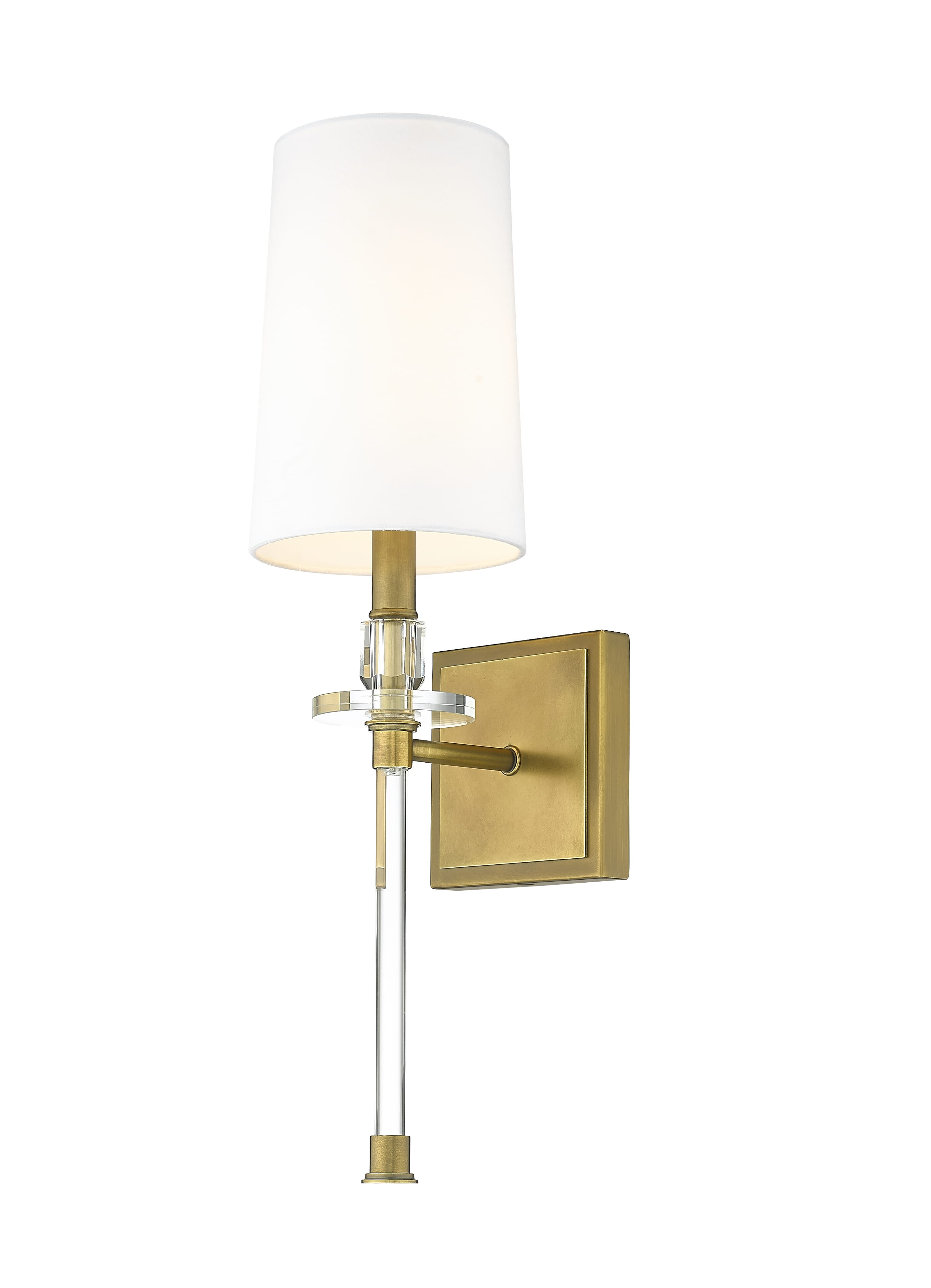 Sophia 1-Light Wall Sconce In Rubbed Bra