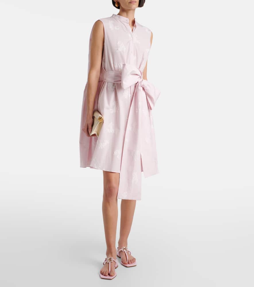 Bow-detail minidress