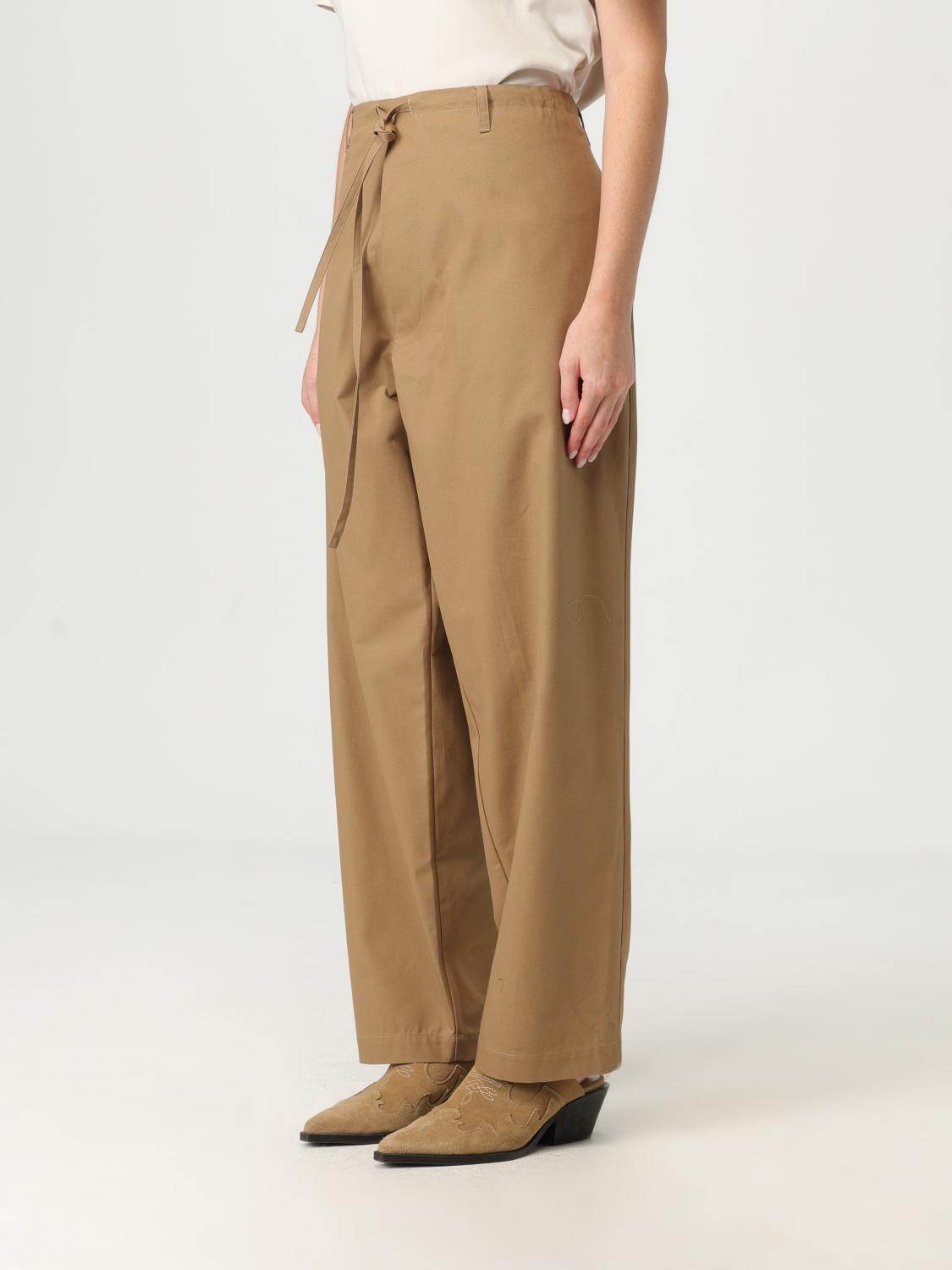 Pants Woman color Brown