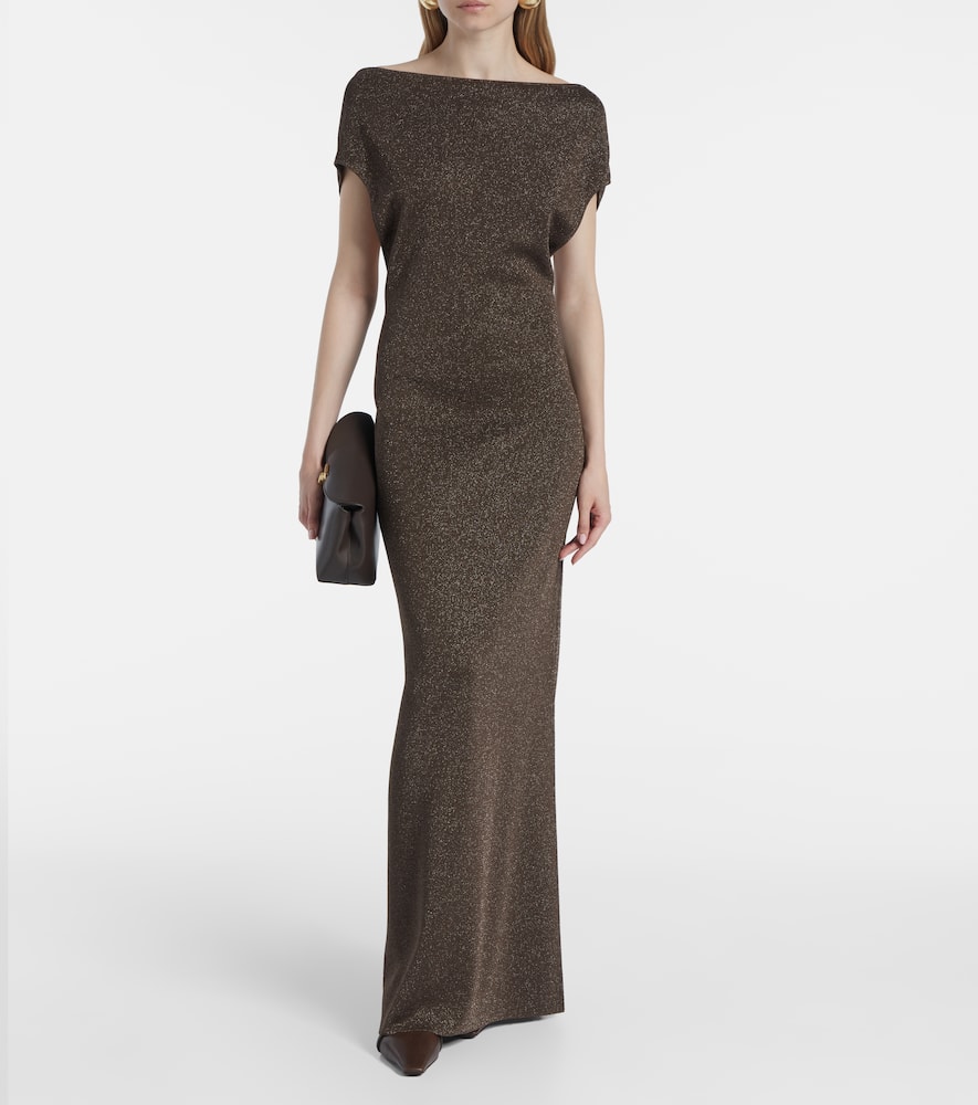 Eschimo pen-back maxi dress