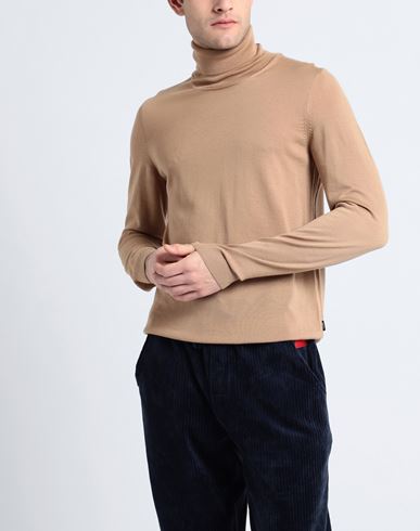 Man Turtleneck Camel