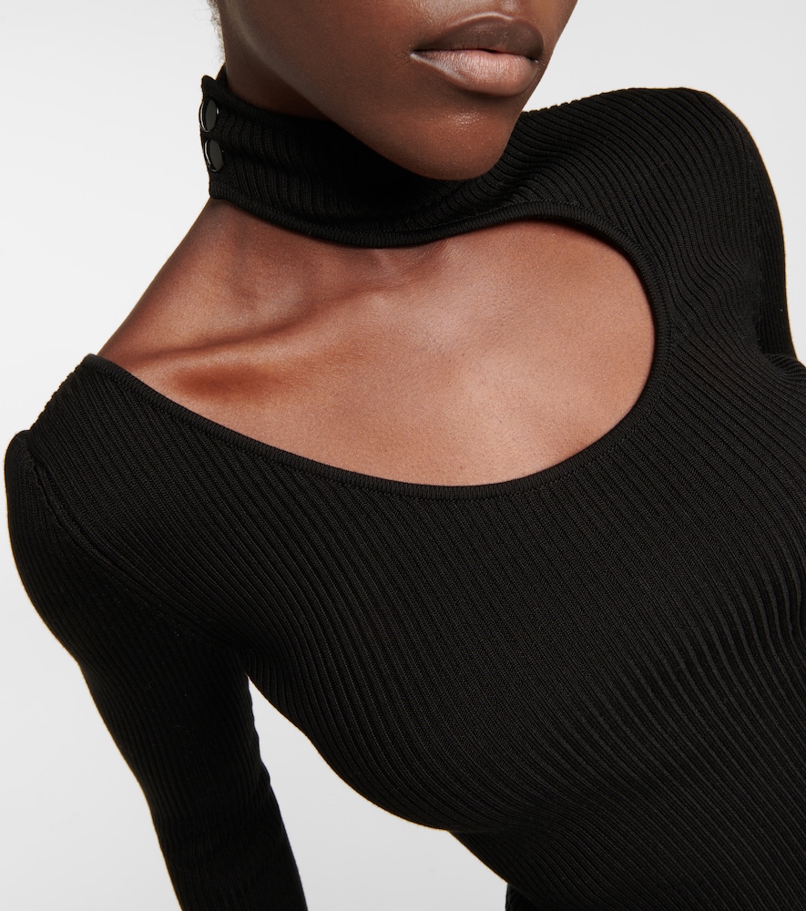 Fiz cutout silk top