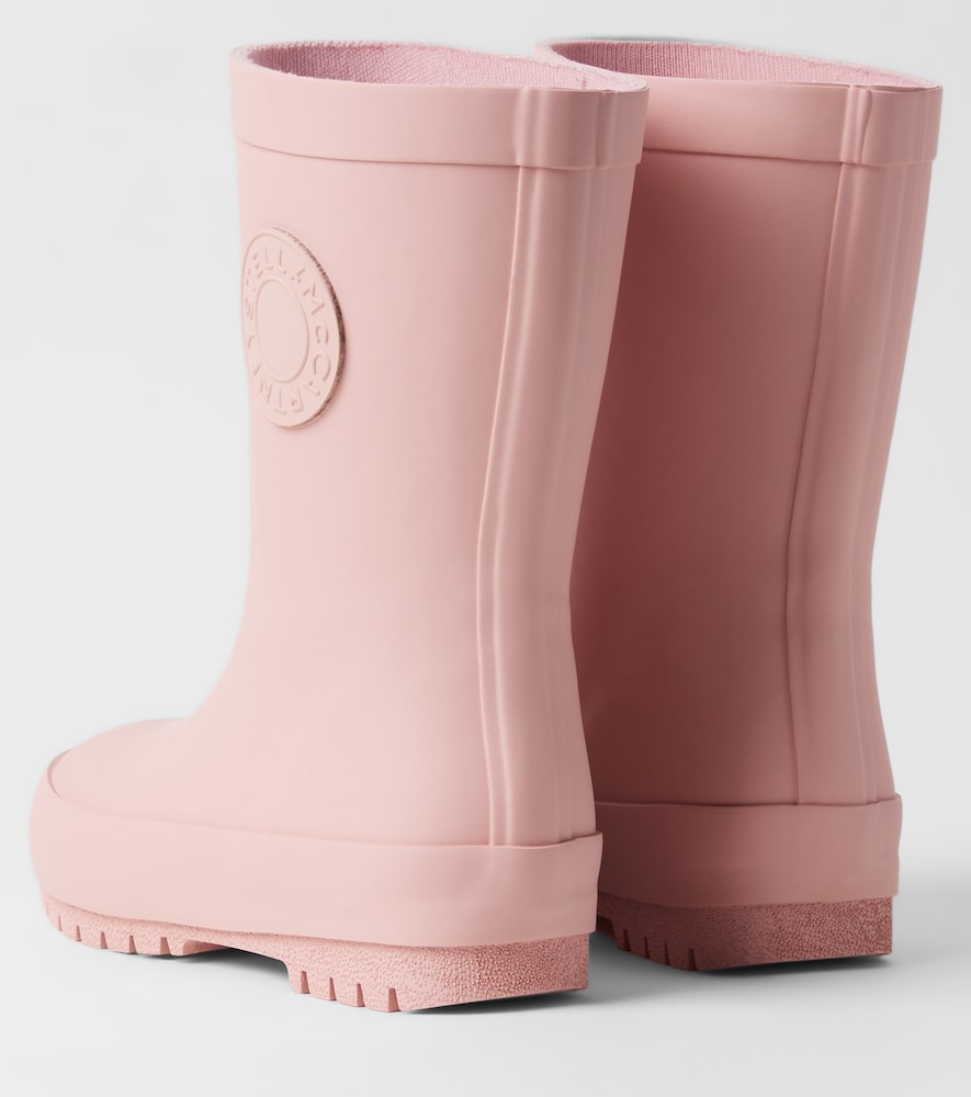 Logo rain boots