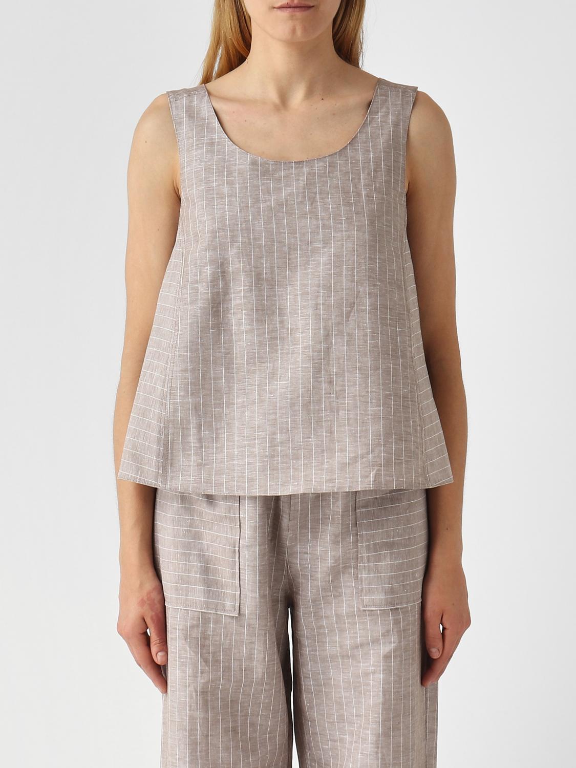 Top Woman color Grey
