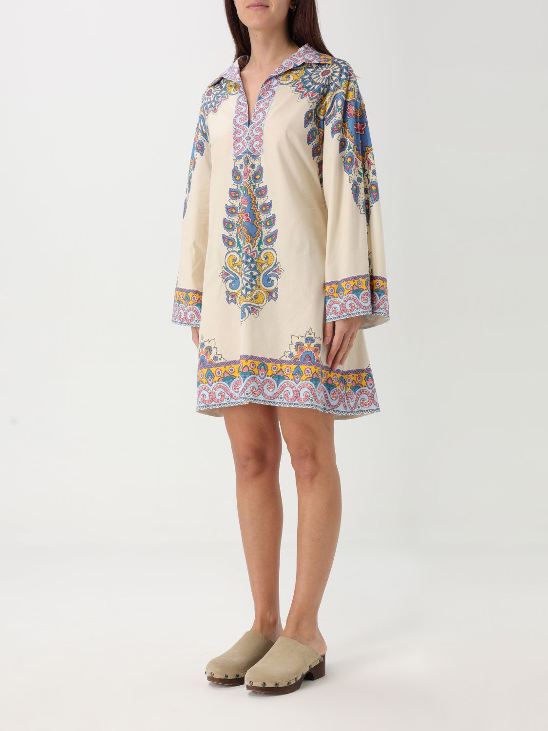 Printed tunic - White