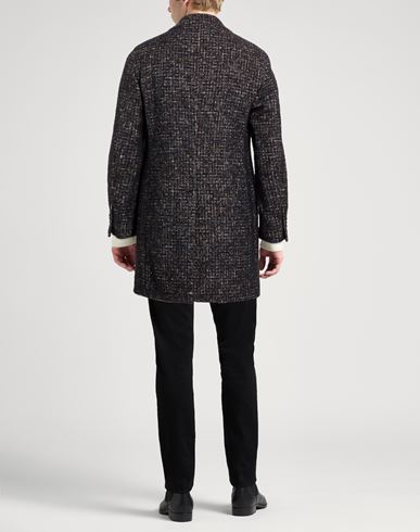 Man Coat Navy Size 40 Cotton, Mohair wool, Alpaca wool, Virgin Wool, Polyamide