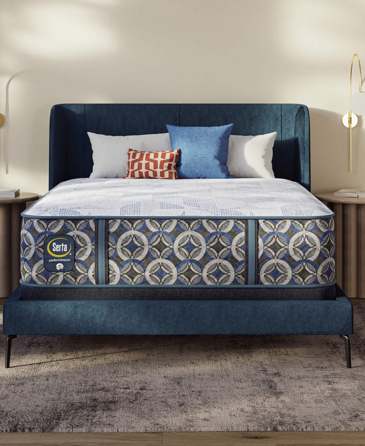 "Perfect Sleeper North Coast 14.5"" Hybrid Plush Tight Top Mattress Set, Twin Xl"