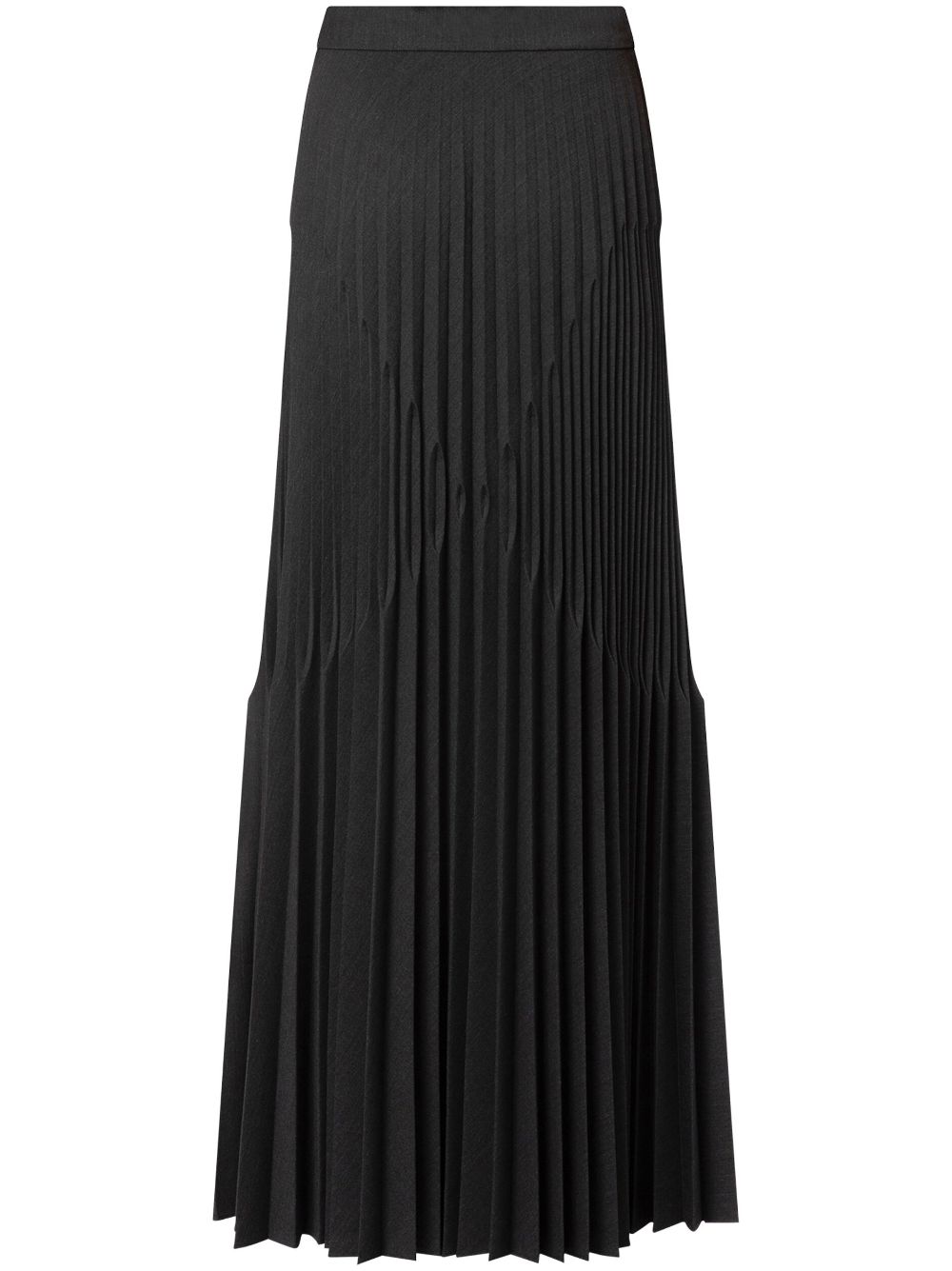 Pleated maxi skirt - Grey