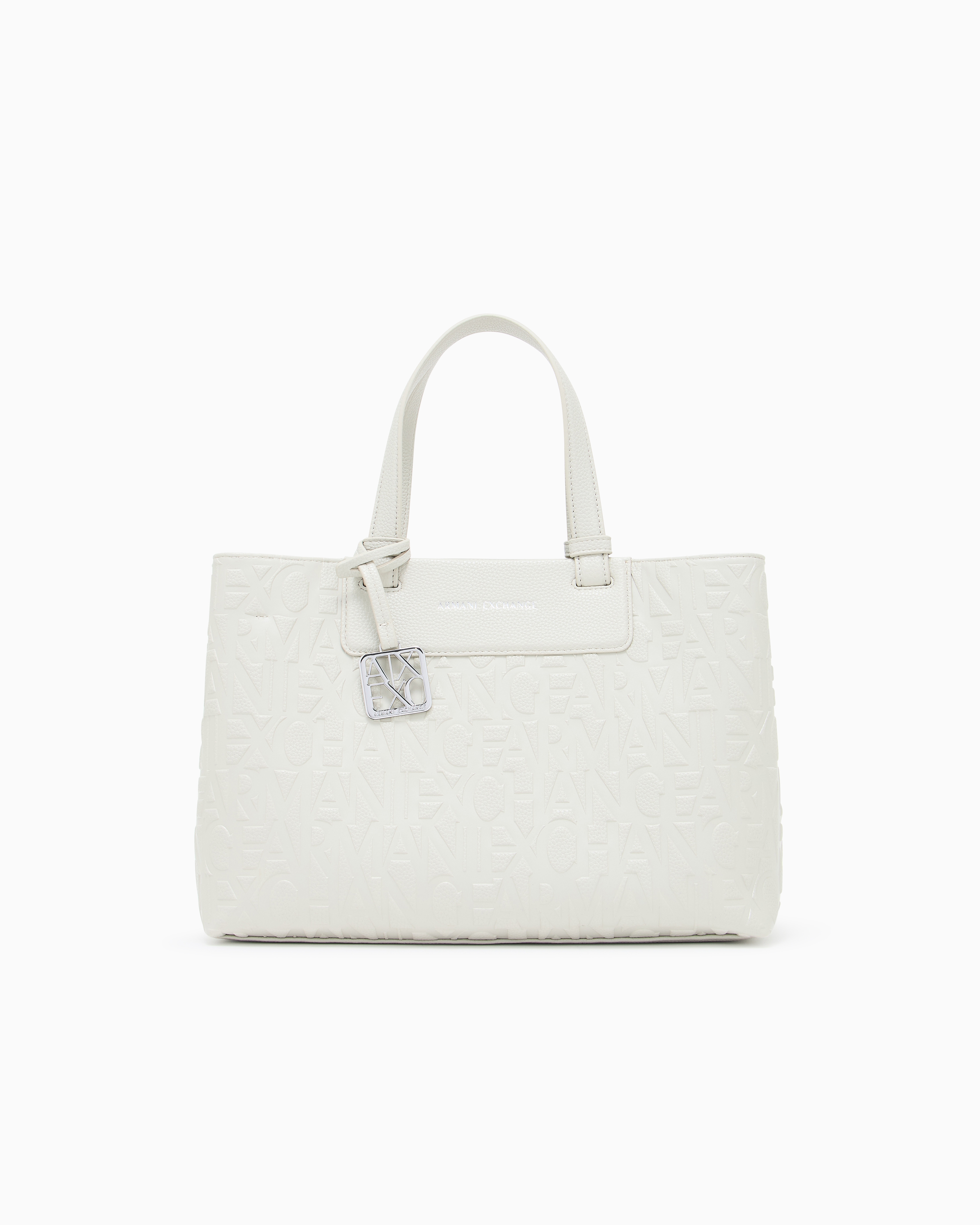 Shopping bag in coated fabric