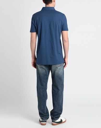 Man Polo shirt Navy Size S Cotton